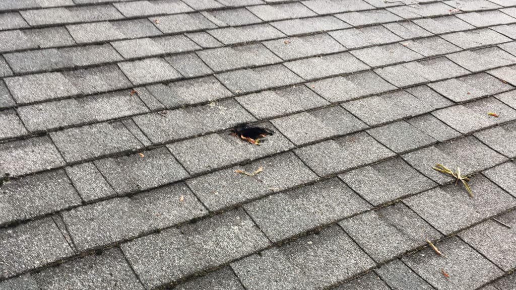 how to patch a hole in the roof